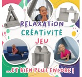 Coussin triangulaire 55×35×35 cm pour canapé modulable enfant en velours côtelé, couleur Brun Chocolat Coussin triangulaire 55×35×35 cm pour canapé modulable enfant en velours côtelé, couleur Brun Chocolat