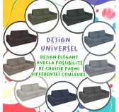 Coussin demi-rouleau 80×22×12 cm pour canapé modulable enfant en velours côtelé, couleur Caramel Chaud