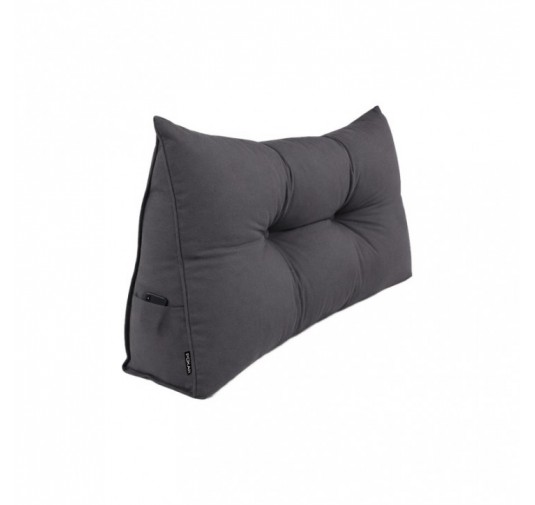 Coussin Dossier Canapé et Lit | Coussin de Lecture | 70x50x20 cm | Anthracite