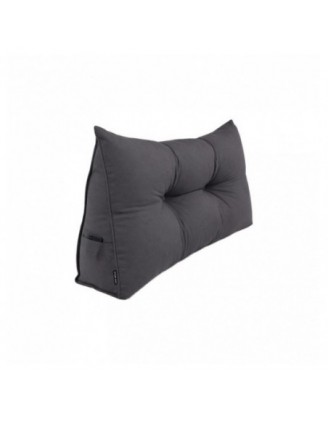 Coussin Dossier Canapé et Lit | Coussin de Lecture | 70x50x20 cm | Anthracite