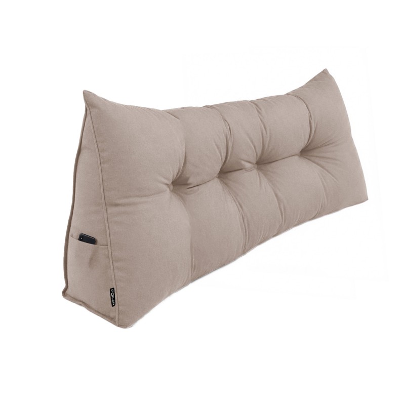 Coussin Dossier Canapé et Lit | Coussin de Lecture | 200x50x20 cm | Beige Coussin Dossier Canapé et Lit | Coussin de Lecture | 200x50x20 cm | Beige