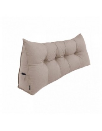Coussin Dossier Canapé et Lit | Coussin de Lecture | 200x50x20 cm | Beige