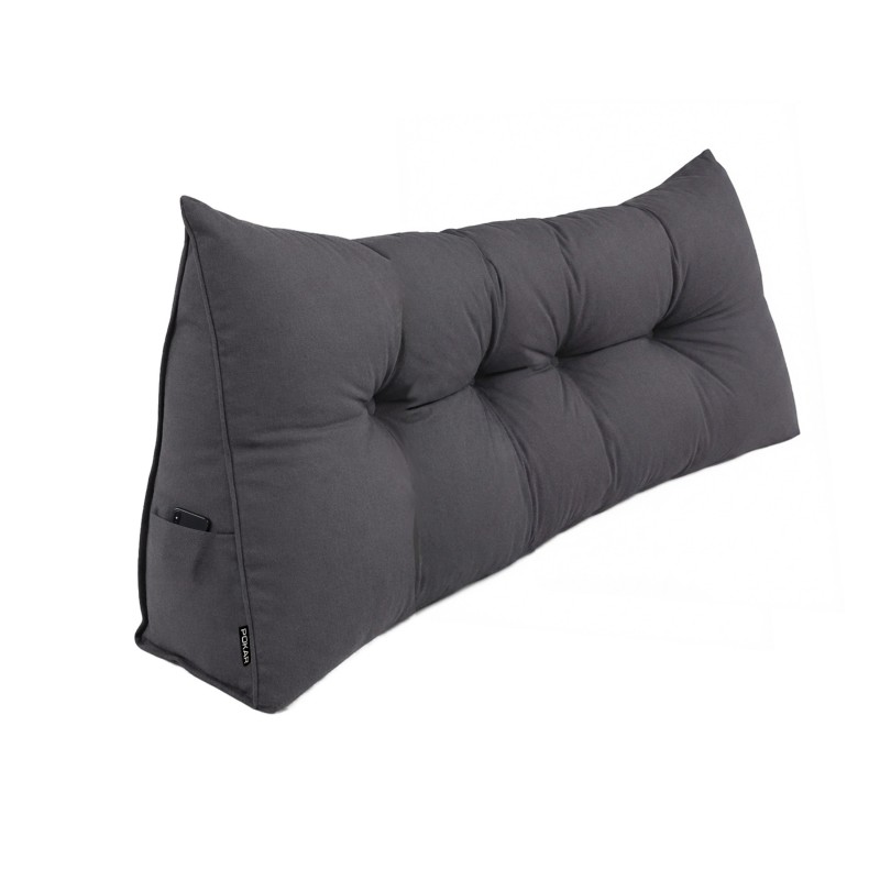 Coussin Dossier Canapé et Lit | Coussin de Lecture | 200x50x20 cm | Anthracite Coussin Dossier Canapé et Lit | Coussin de Lecture | 200x50x20 cm | Anthracite