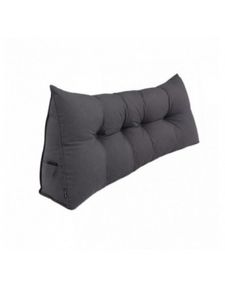 Coussin Dossier Canapé et Lit | Coussin de Lecture | 200x50x20 cm | Anthracite