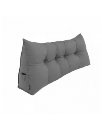 Coussin Dossier Canapé et Lit | Coussin de Lecture | 180x50x20 cm | Gris