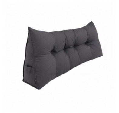 Coussin Dossier Canapé et Lit | Coussin de Lecture | 180x50x20 cm | Anthracite