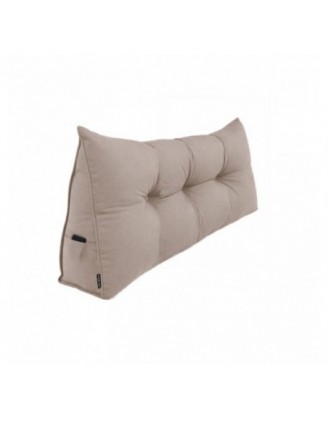 Coussin Dossier Canapé et Lit | Coussin de Lecture | 160x50x20 cm | Beige