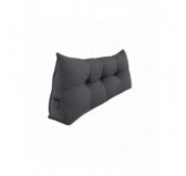 Coussin Dossier Canapé et Lit | Coussin de Lecture | 140x50x20 cm | Anthracite Coussin Dossier Canapé et Lit | Coussin de Lecture | 140x50x20 cm | Anthracite