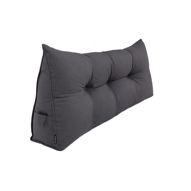 Coussin Dossier Canapé et Lit | Coussin de Lecture | 120x50x20 cm | Anthracite Coussin Dossier Canapé et Lit | Coussin de Lecture | 120x50x20 cm | Anthracite