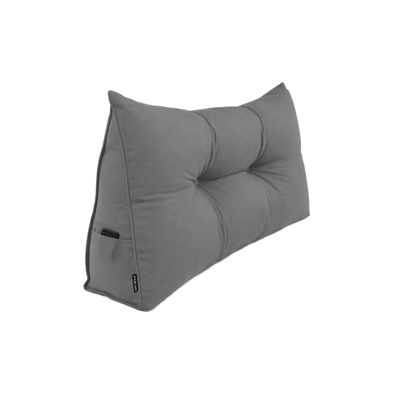 Coussin Dossier Canapé et Lit | Coussin de Lecture | 100x50x20 cm | Gris Coussin Dossier Canapé et Lit | Coussin de Lecture | 100x50x20 cm | Gris