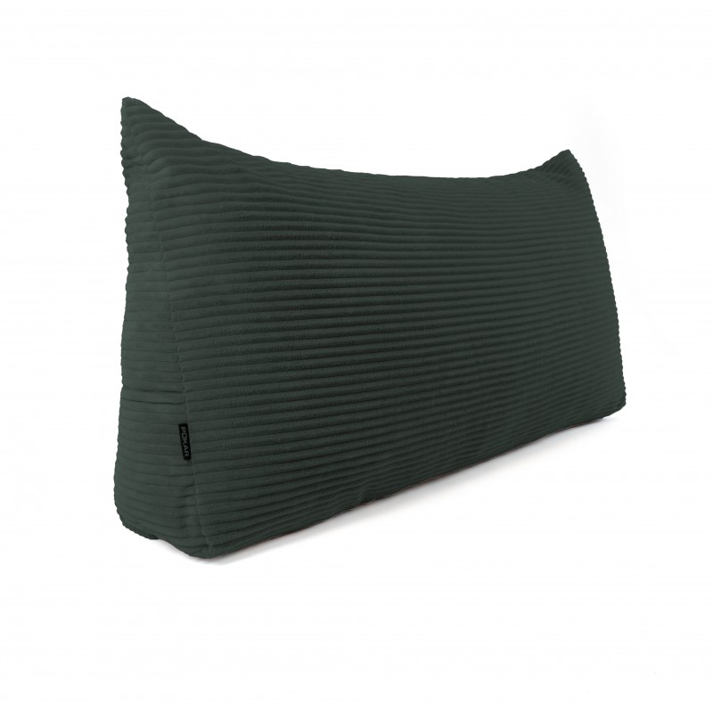 Coussin de Dossier en Velours Côtelé | Coussin de Lecture pour Lit et Canapé | 70x40x20 cm | Vert foncé Coussin de Dossier en Velours Côtelé | Coussin de Lecture pour Lit et Canapé | 70x40x20 cm | Vert foncé