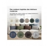 Coussin de Dossier en Velours Côtelé | Coussin de Lecture pour Lit et Canapé | 200x50x20 cm | Gris foncé