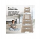 Coussin de Dossier en Velours Côtelé | Coussin de Lecture pour Lit et Canapé | 200x50x20 cm | Bleu foncé Coussin de Dossier en Velours Côtelé | Coussin de Lecture pour Lit et Canapé | 200x50x20 cm | Bleu foncé