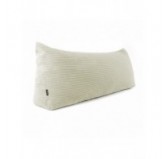 Coussin de Dossier en Velours Côtelé | Coussin de Lecture pour Lit et Canapé | 200x50x20 cm | Beige