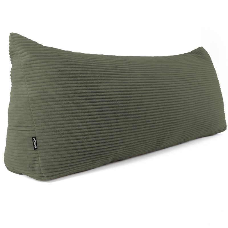 Coussin de Dossier en Velours Côtelé | Coussin de Lecture pour Lit et Canapé | 150x50x20 cm | Vert Coussin de Dossier en Velours Côtelé | Coussin de Lecture pour Lit et Canapé | 150x50x20 cm | Vert