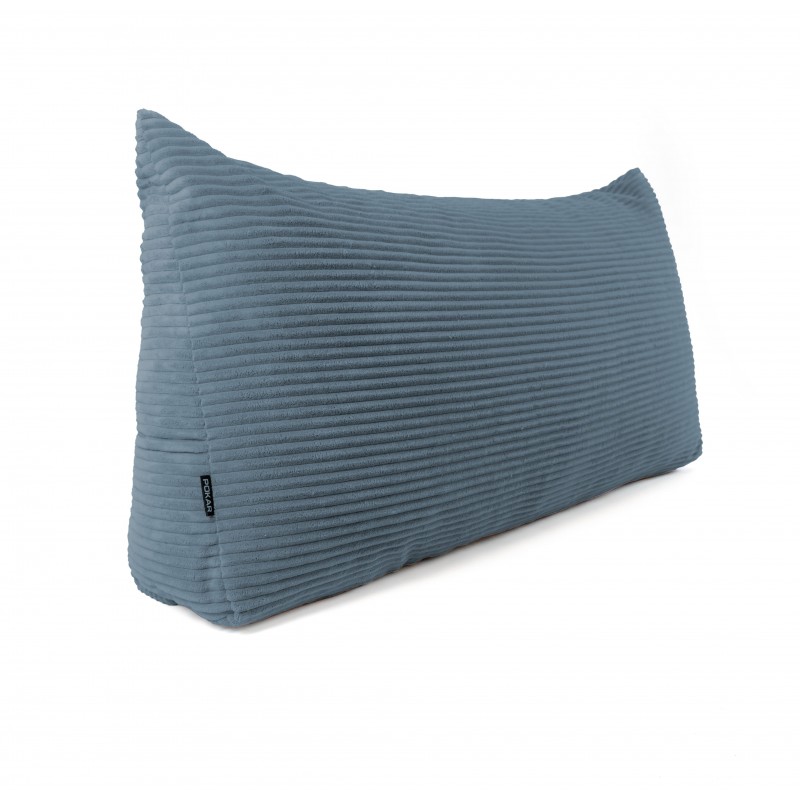 Coussin de Dossier en Velours Côtelé | Coussin de Lecture pour Lit et Canapé | 120x50x20 cm | Bleu Coussin de Dossier en Velours Côtelé | Coussin de Lecture pour Lit et Canapé | 120x50x20 cm | Bleu