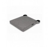 Galette de chaise avec bandes velcro | 41x35x40 cm | Couleur gris Galette de chaise avec bandes velcro | 41x35x40 cm | Couleur gris