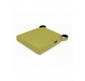 Galette de chaise avec bandes velcro | 41x35x40 cm | Couleur vert lime Galette de chaise avec bandes velcro | 41x35x40 cm | Couleur vert lime