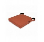 Galette de chaise avec bandes velcro | 41x35x40 cm | Couleur orange