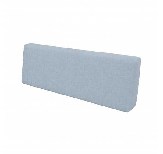 Coussin de Dossier pour Palettes 120x40x20/10 Bleu