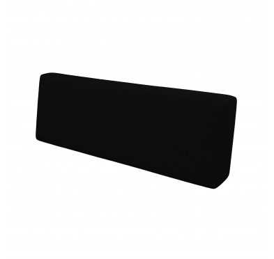 Coussin de Dossier pour Palettes 120x40x20/10 Noir