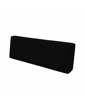 Coussin de Dossier pour Palettes 120x40x20/10 Noir