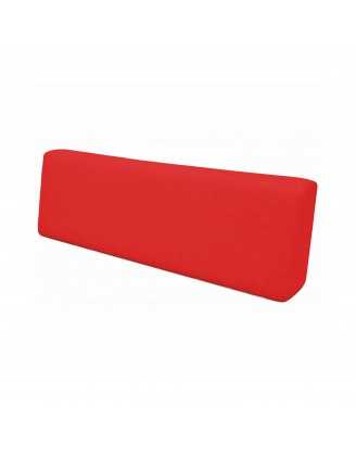 Coussin de Dossier pour Palettes Imperméable 120x40x20/10 Rouge