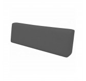 Coussin de Dossier pour Palettes Imperméable 120x40x20/10 Gris Coussin de Dossier pour Palettes Imperméable 120x40x20/10 Gris