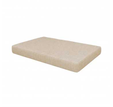 Coussin de Siège pour Palettes 120x80x15 Beige