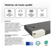 Coussin de Siège pour Palettes 120x80x15 Bleu Coussin de Siège pour Palettes 120x80x15 Bleu