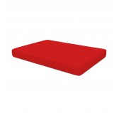 Coussin de Siège pour Palettes Imperméable 120x80x15 Rouge