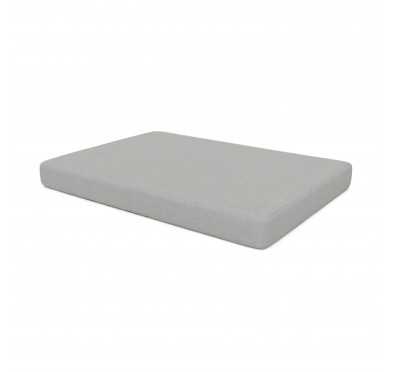 Coussin de Siège pour Palettes Imperméable 120x80x15 Gris