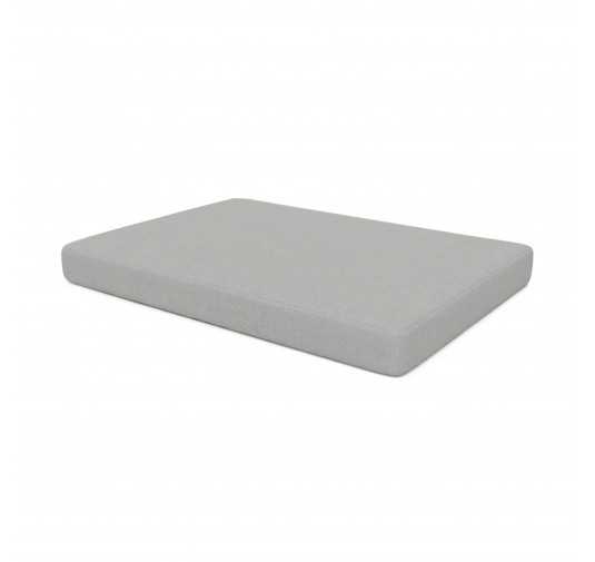 Coussin de Siège pour Palettes Imperméable 120x80x15 Gris