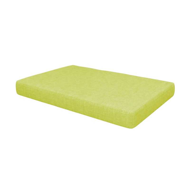 Coussin de Siège pour Palette, 120x80x15 cm, Vert Lime