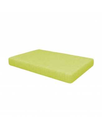 Coussin de Siège pour Palette, 120x80x15 cm, Vert Lime