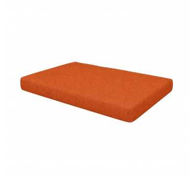 Coussin de Siège pour Palette, 120x80x15 cm, Orange