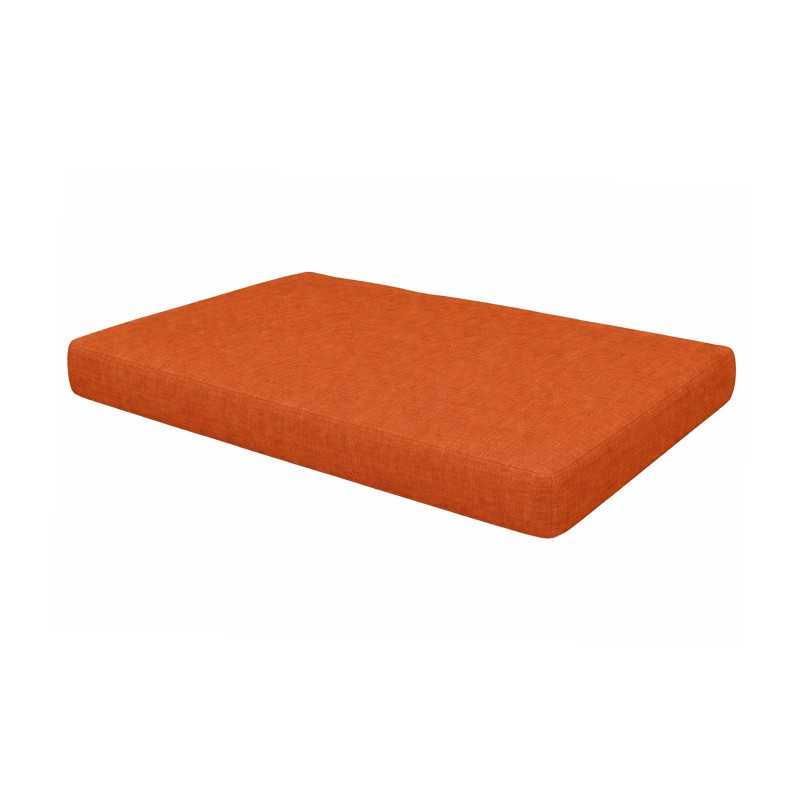 Coussin de Siège pour Palette, 120x80x15 cm, Orange