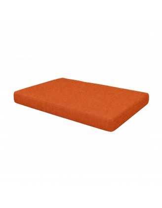 Coussin de Siège pour Palette, 120x80x15 cm, Orange