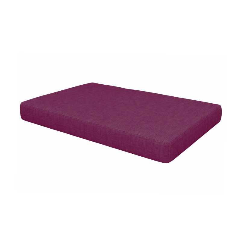 Coussin de Siège pour Palette, 120x80x15 cm, Violet
