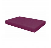 Coussin de Siège pour Palette, 120x80x15 cm, Violet