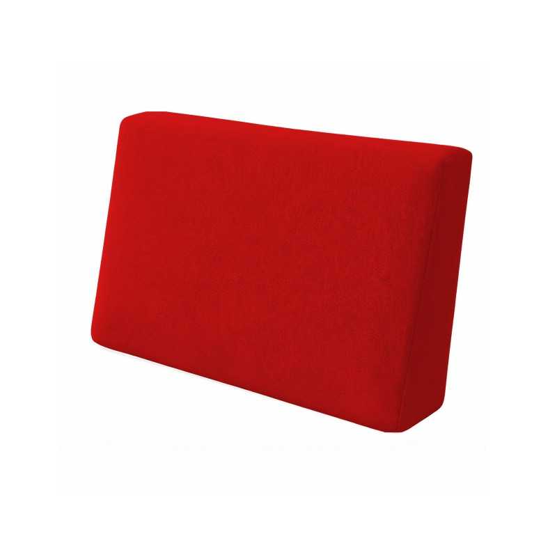 Coussin de Latéral pour Palettes Imperméable 60x40x20/10 Rouge Coussin de Latéral pour Palettes Imperméable 60x40x20/10 Rouge