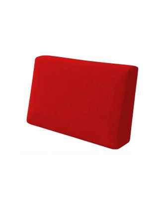 Coussin de Latéral pour Palettes Imperméable 60x40x20/10 Rouge
