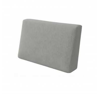 Coussin de Latéral pour Palettes Imperméable 60x40x20/10 Gris