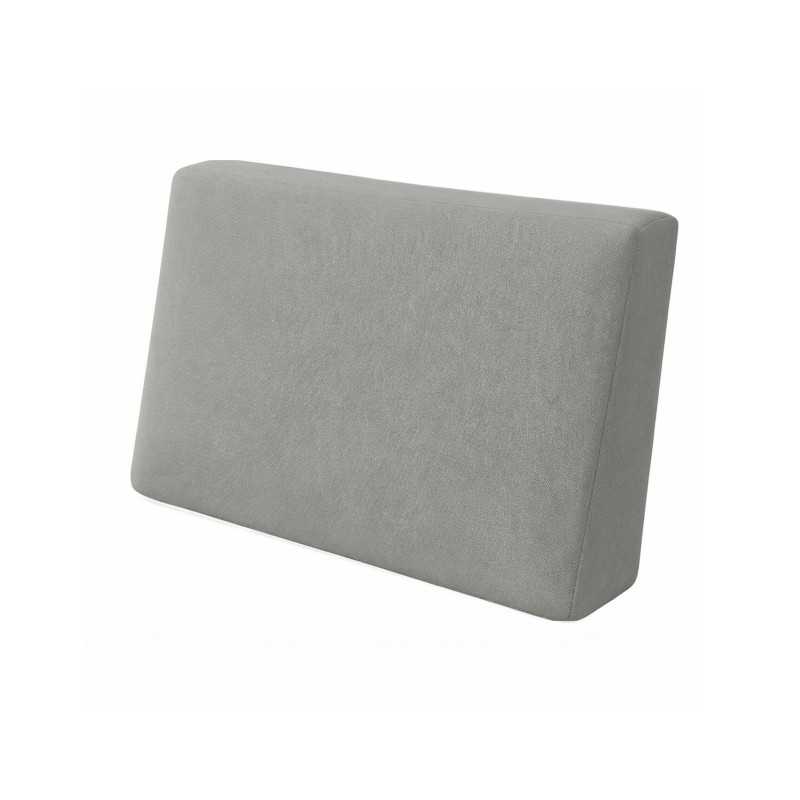 Coussin de Latéral pour Palettes Imperméable 60x40x20/10 Gris