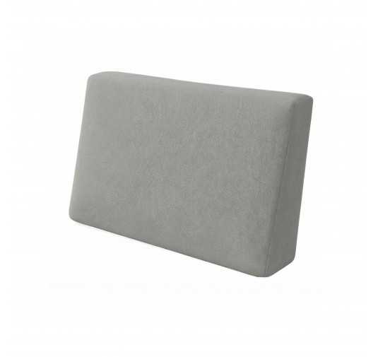 Coussin de Latéral pour Palettes Imperméable 60x40x20/10 Gris