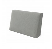 Coussin de Latéral pour Palettes Imperméable 60x40x20/10 Gris