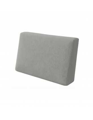 Coussin de Latéral pour Palettes Imperméable 60x40x20/10 Gris