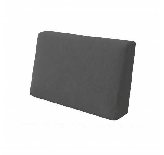 Coussin de Latéral pour Palettes Imperméable 60x40x20/10 Anthracite