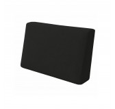 Coussin de Latéral pour Palettes Imperméable 60x40x20/10 Noir