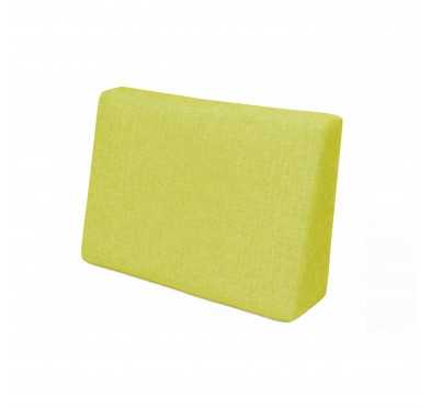 Coussin de Latéral pour Palette, 60x40x20/10 cm, Vert Lime
